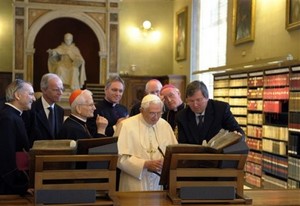 Benedict XVI opens Vatican Library after renovation.jpg